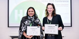 Dr. Prerna Panda & Prof. Dr. Maximiliane Wilkesmann at HERNA 2025 in Hong Kong