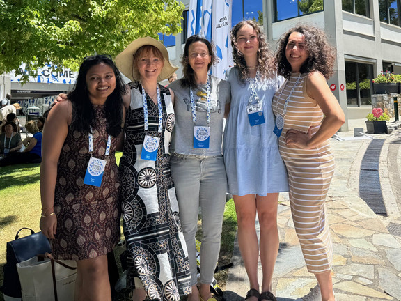 Dr. Prerna Panda, Dr. Judith Becker, Prof. Dr. Maximiliane Wilkesmann, Katharina Hast, Mona Bassyiouny at EGOS 2025 in Athens